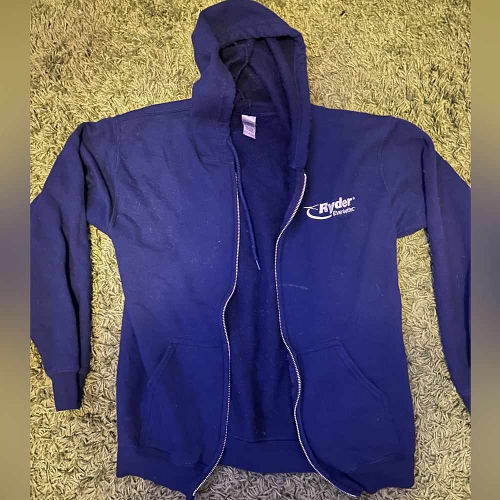 Navy Blue Zip-up🩵